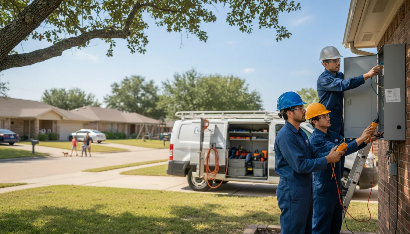 Certified electrician providing emergency electrical services in Gordon, WV